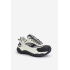 Kožené Dámske Sneakersy Na Platforme Big Star OO274A220 HI-POLY SYSTEM Biela-Čierna - Čierna || Biela