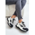 Kožené Dámske Sneakersy Na Platforme Big Star OO274A220 HI-POLY SYSTEM Biela-Čierna - Čierna || Biela