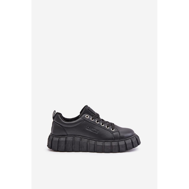 Zateplené Dámske Sneakersy Big Star MM274618 Čierne - Čierna