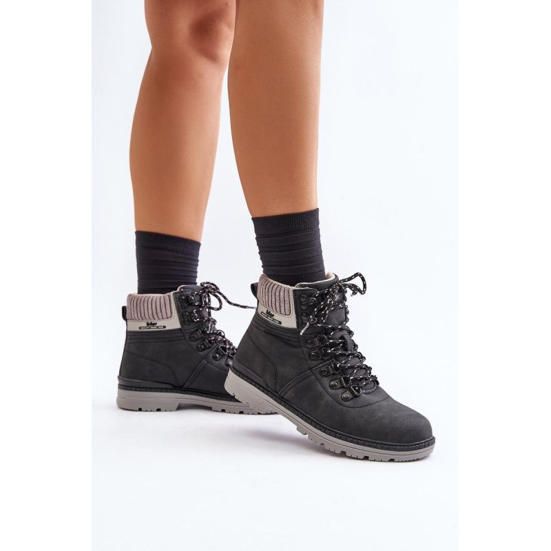 Zateplené Dámske Čižmy Lee Cooper Čierne LCJ-24-03-3043 - Čierna