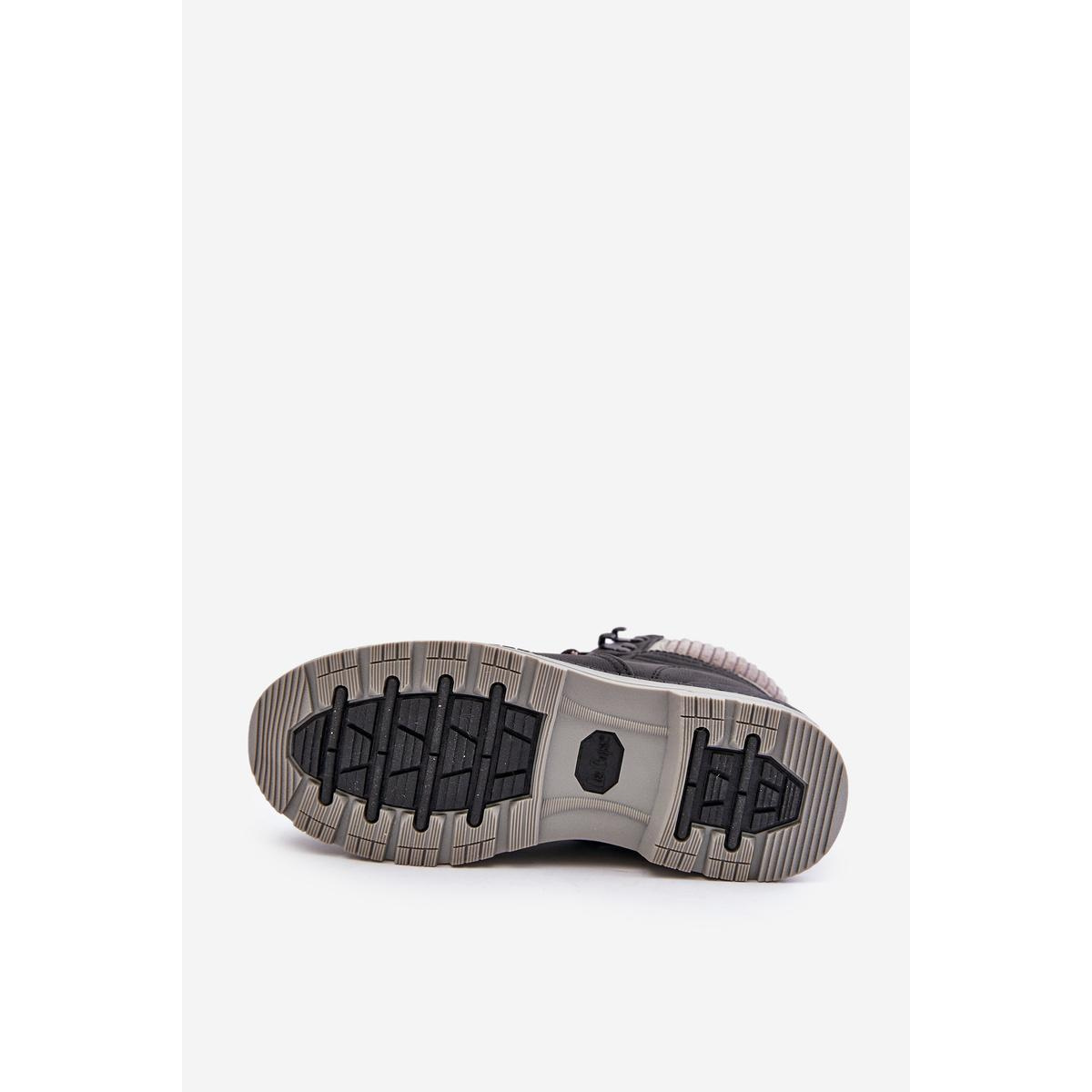 Zateplené Dámske Čižmy Lee Cooper Čierne LCJ-24-03-3043 - Čierna