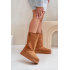 Vysoké Snehové Topánky Na Platforme Big Star OO274893 Camel - Odtiene hnedej a béžovej