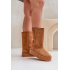 Vysoké Snehové Topánky Na Platforme Big Star OO274893 Camel - Odtiene hnedej a béžovej