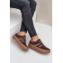 Zazoo N1176 Semišové Sneakers Na Platforme Leopard Čokoládové - Odtiene hnedej a béžovej