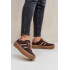 Zazoo N1176 Semišové Sneakers Na Platforme Leopard Čokoládové - Odtiene hnedej a béžovej