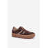 Zazoo N1176 Semišové Sneakers Na Platforme Leopard Čokoládové - Odtiene hnedej a béžovej