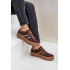 Zazoo N1176 Semišové Sneakers Na Platforme Leopard Čokoládové - Odtiene hnedej a béžovej