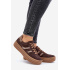 Zazoo N1176 Semišové Sneakers Na Platforme Leopard Čokoládové - Odtiene hnedej a béžovej