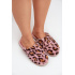 Dámske Kožušinové Papuče Leopard Inblu EK000008 Ružové - Odtiene ružovej