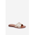 Kožené dámske papuče Lewski Shoes 3682 zlaté - Zlatá