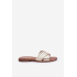 Kožené dámske papuče Lewski Shoes 3682 zlaté - Zlatá