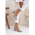 Saténové lodičky Lewski Shoes 2453 Béžové - Béžová