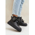 Vysoké sneakers s vreckom na platforme čierne Saramis - Čierna