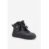 Vysoké sneakers s vreckom na platforme čierne Saramis - Čierna