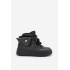 Vysoké sneakers s vreckom na platforme čierne Saramis - Čierna