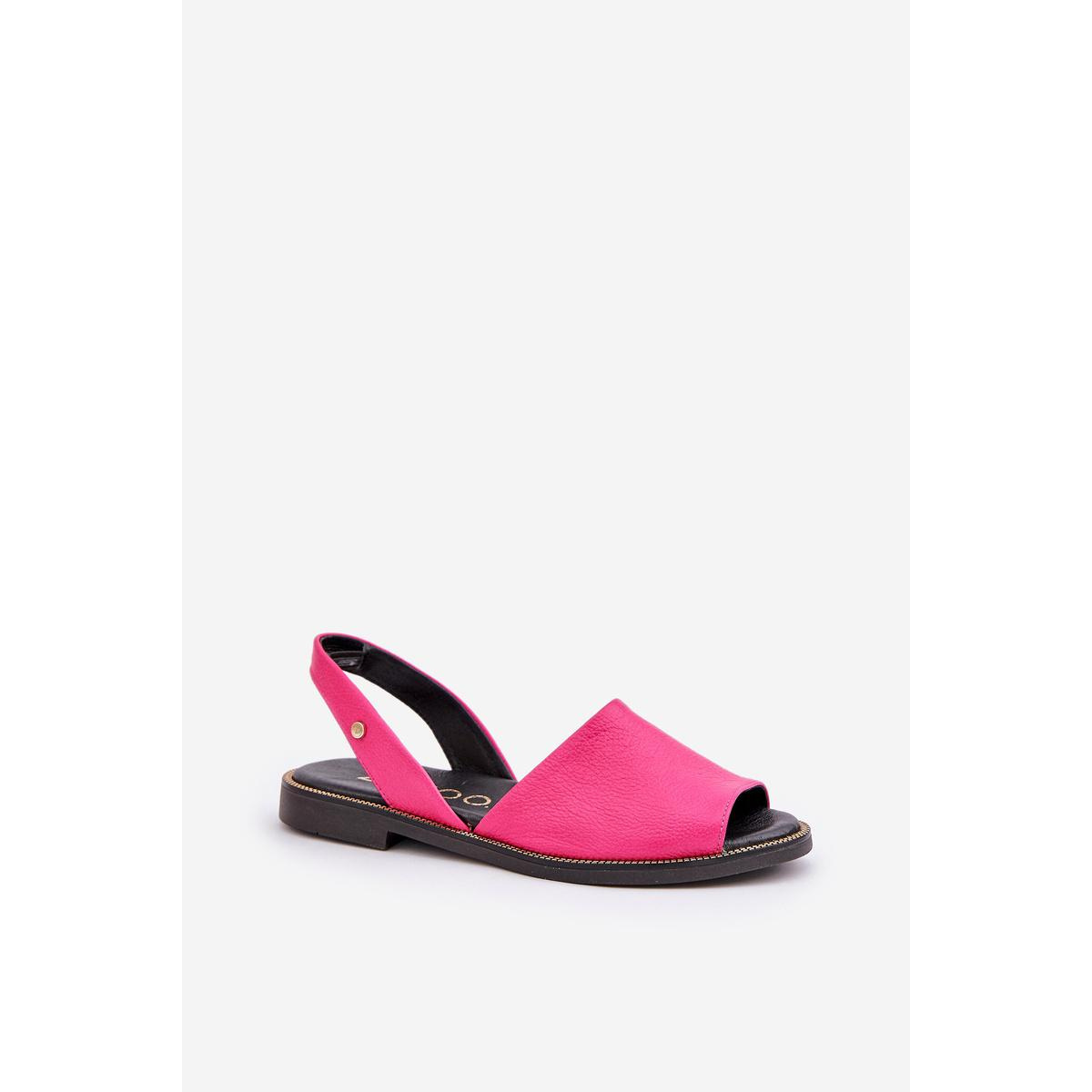 Kožené Šľapky Fuksia Zazoo 40327 - Odtiene ružovej
