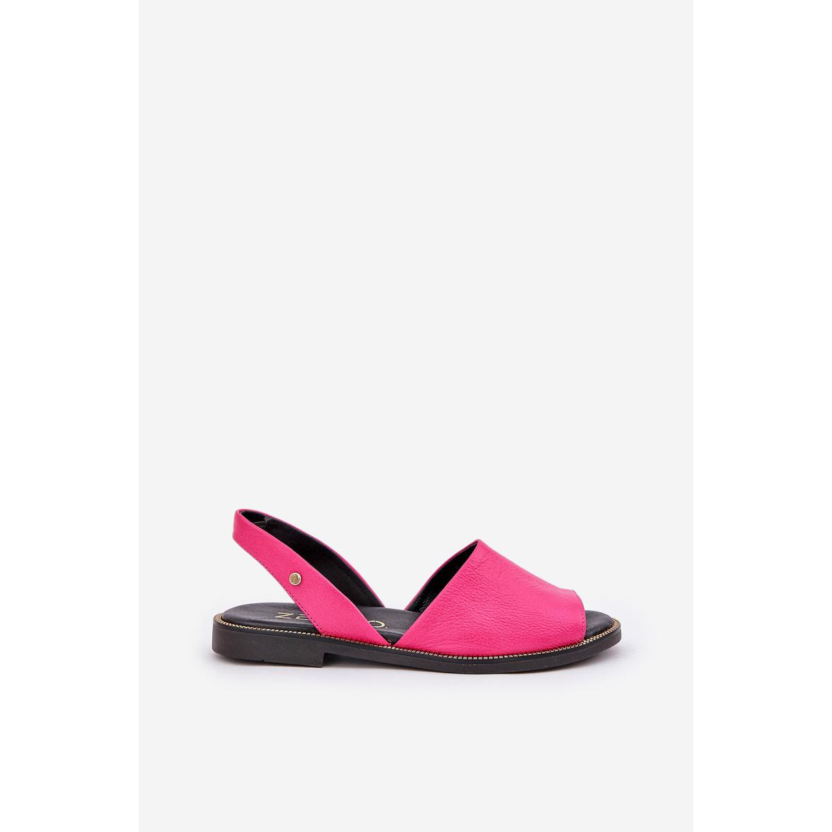 Kožené Šľapky Fuksia Zazoo 40327 - Odtiene ružovej