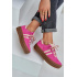 Zazoo N1068S4 Dámske Semišové Tenisky Na Platforme Fuksia - Odtiene ružovej