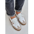 Zazoo N1068 Kožené Nízke Sneakers Dámske Béžové - Béžová