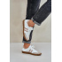 Zazoo N1068 Kožené Nízke Sneakers Dámske Béžové - Béžová