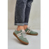 Zelené Nízke Dámske Sneakers Zamatové Zazoo - Odtiene zelenej