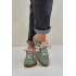 Zelené Nízke Dámske Sneakers Zamatové Zazoo - Odtiene zelenej