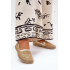 Elegantné Kožené Espadrilky S Pletením Béžovo-Zlaté Zazoo 10178 - Béžová