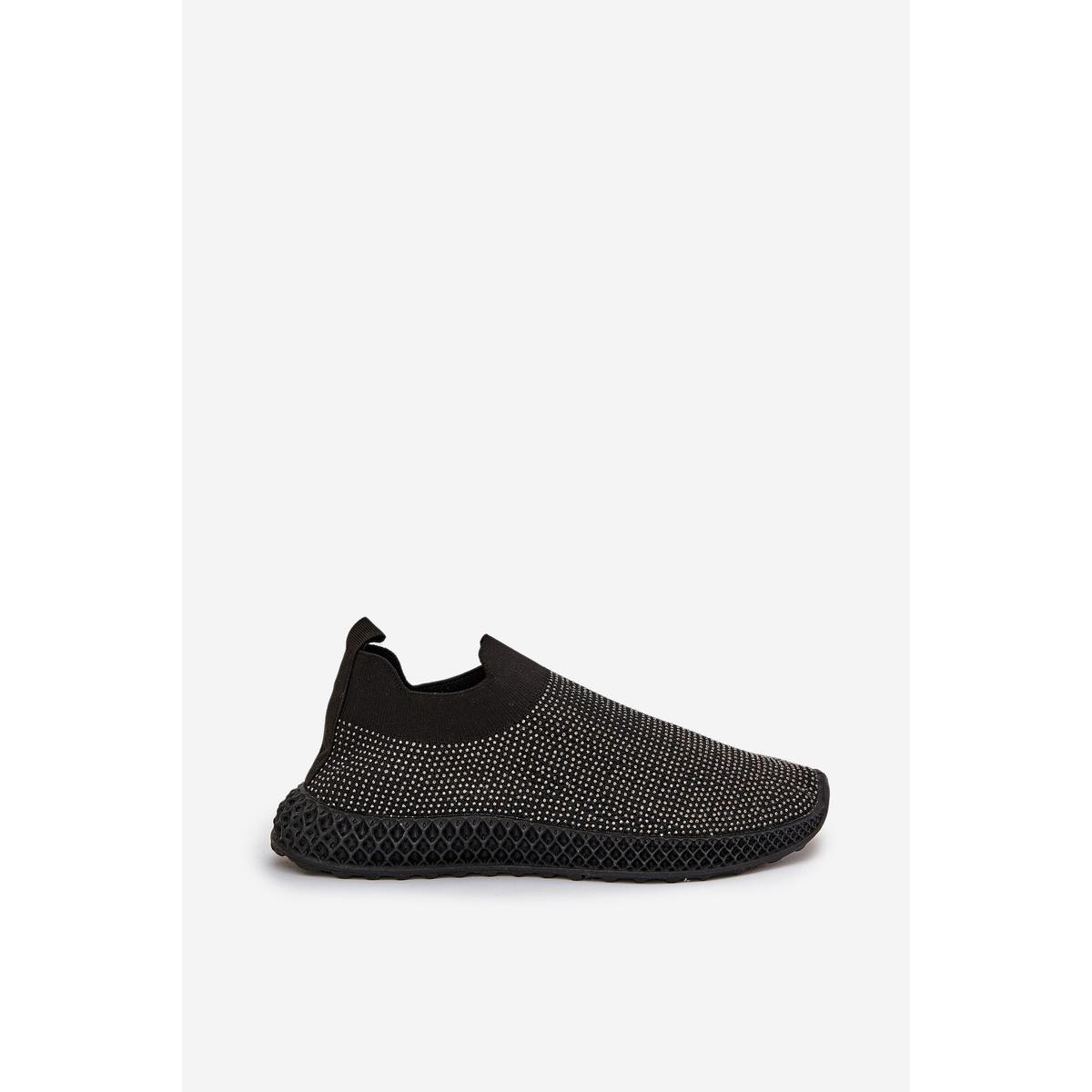 Dámske Slip-On Športové Topánky So Zdobením D&A TW121 Čierne - Čierna