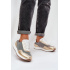 Kožené Športové Topánky Sneakers Dámske D&A LR51-847 Zlaté