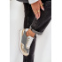 Kožené Športové Topánky Sneakers Dámske D&A LR51-847 Zlaté