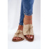 Zazoo 2659 Kožené Dámske Šľapky Béžové - Béžová