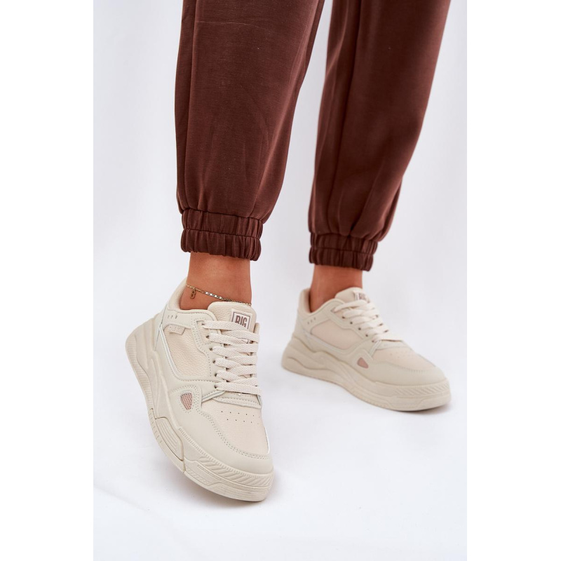 Dámske Sneakers Big Star NN274668 Béžové - Béžová