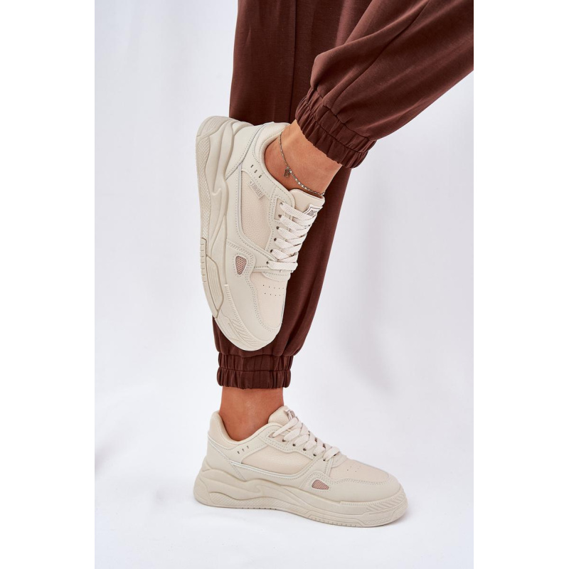 Dámske Sneakers Big Star NN274668 Béžové - Béžová