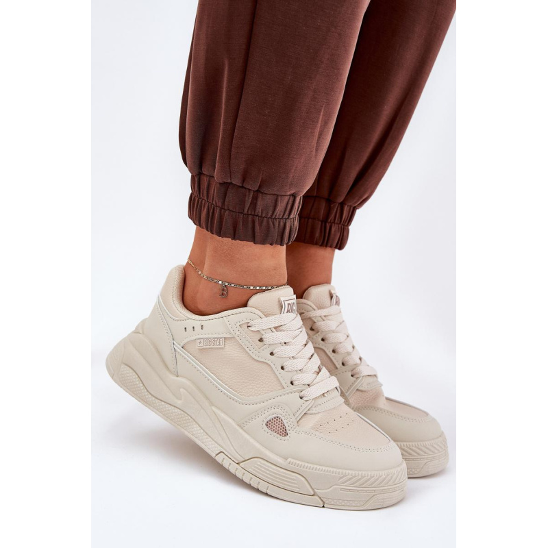 Dámske Sneakers Big Star NN274668 Béžové - Béžová