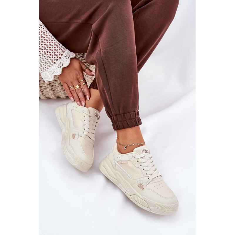 Dámske Sneakers Big Star NN274668 Béžové - Béžová