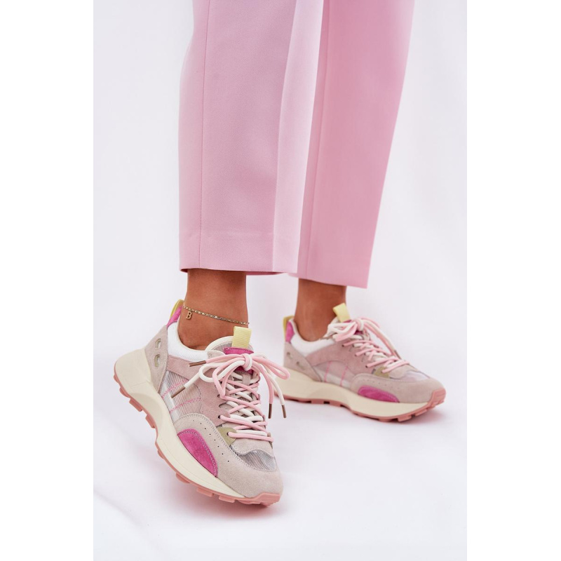 Zamšové Športové Topánky Sneakers Dámske 66725 Viacfarebné Vinceza