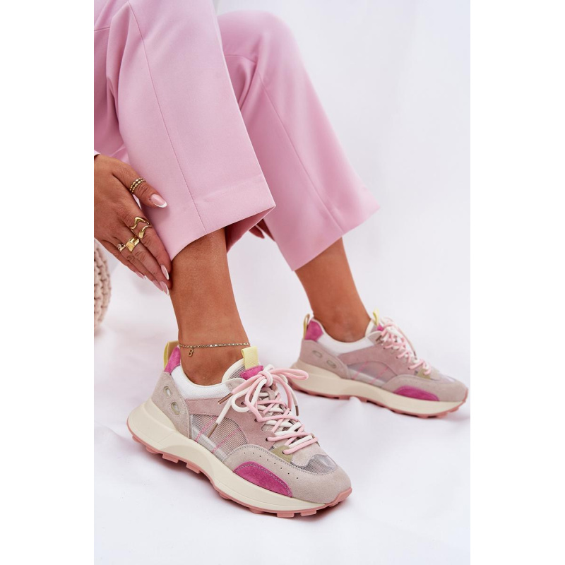 Zamšové Športové Topánky Sneakers Dámske 66725 Viacfarebné Vinceza