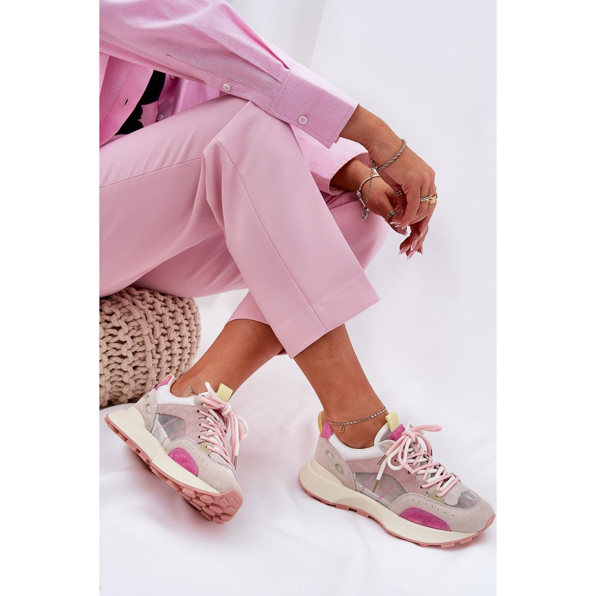 Zamšové Športové Topánky Sneakers Dámske 66725 Viacfarebné Vinceza