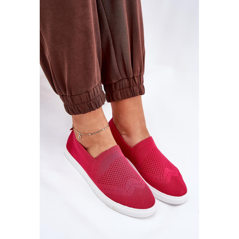 Dámske Slip-on Tenisky Big Star FF274A605 Fuksia - Odtiene ružovej
