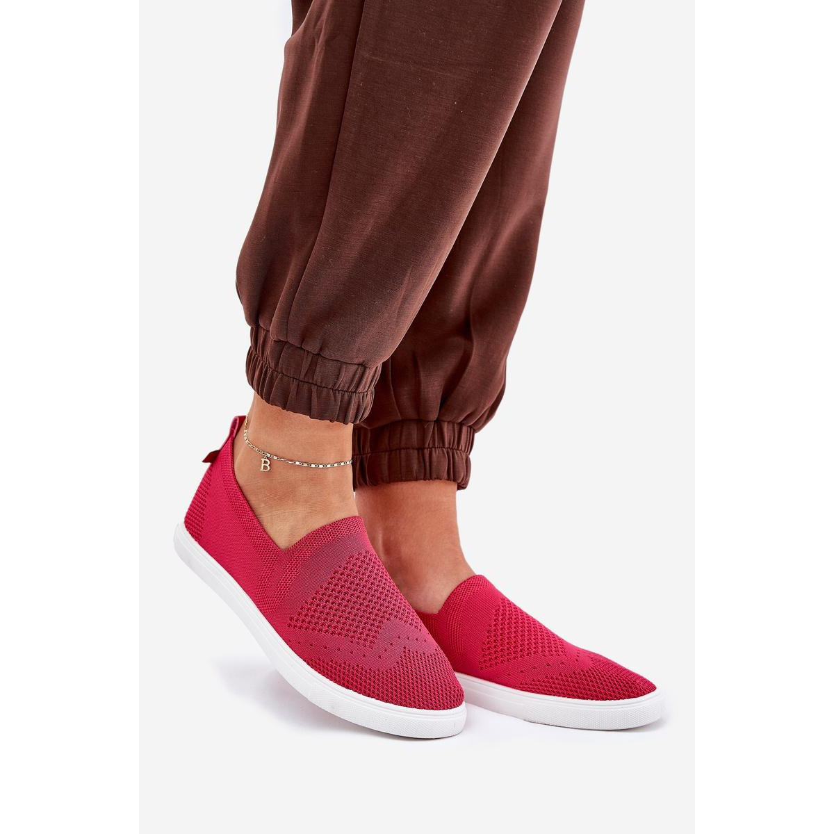 Dámske Slip-on Tenisky Big Star FF274A605 Fuksia - Odtiene ružovej
