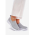 Dámske Textilné Slip-On Tenisky Šedé Adiora - Odtiene sivej a striebornej