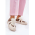 Dámske sneakers s leopardím vzorom na platforme béžové Nativira - Béžová