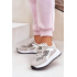 Športové Topánky Sneakers Dámske Na Platforme Leopard Bielo-Bežové Pumbes - Biela || Béžová