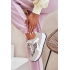 Športové Topánky Sneakers Dámske Na Platforme Leopard Bielo-Bežové Pumbes - Biela || Béžová