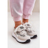 Športové Topánky Sneakers Dámske Na Platforme Leopard Bielo-Bežové Pumbes - Biela || Béžová