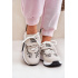 Športové Topánky Sneakers Dámske Na Platforme Leopard Bielo-Bežové Pumbes - Biela || Béžová