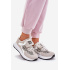 Športové Topánky Sneakers Dámske Na Platforme Leopard Bielo-Bežové Pumbes - Biela || Béžová