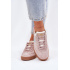 Semišové Športové Topánky Sneakers Dámske D.Franklin DFSH387005 Špinavá Ružová - Odtiene ružovej
