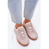 Semišové Športové Topánky Sneakers Dámske D.Franklin DFSH387005 Špinavá Ružová - Odtiene ružovej