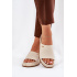 Dámske platformové sandále Big Star NN274A746 Beige - Béžová
